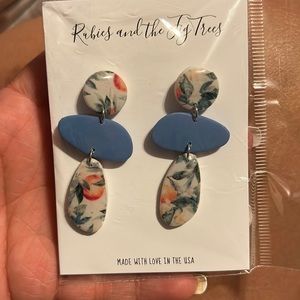 Polymer clay earrings